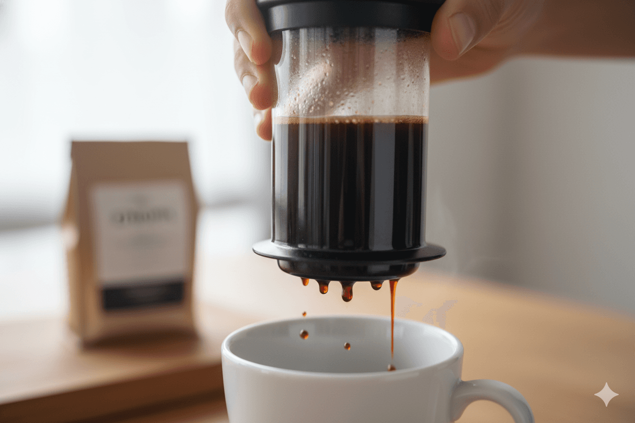 Zdjęcie metody parzenia AeroPress