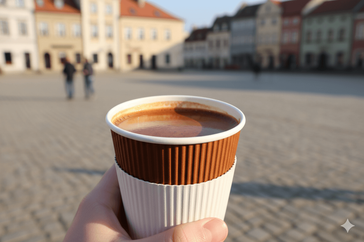 Zdjęcie kawy Americano na spacer