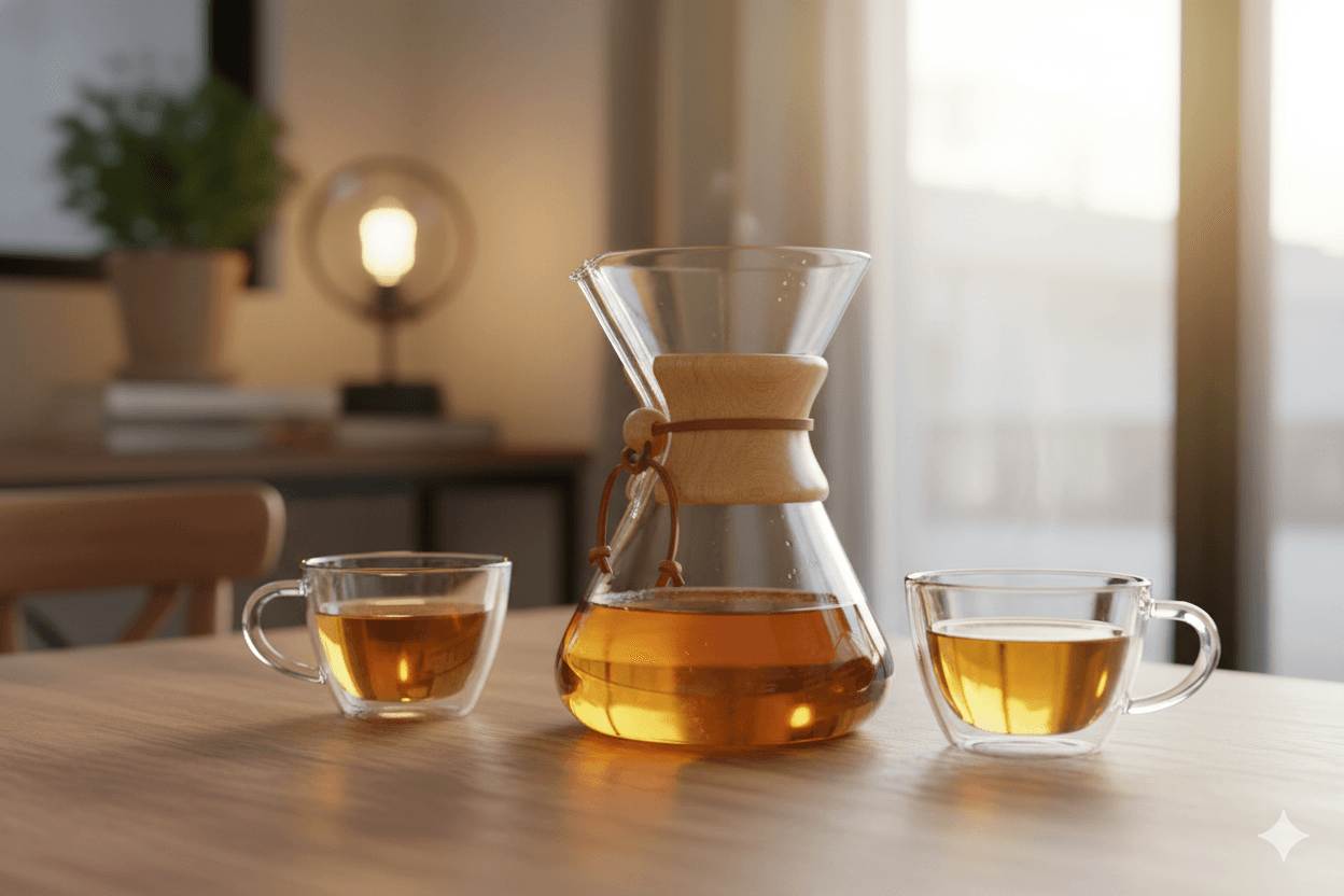 Zdjęcie metody parzenia Chemex