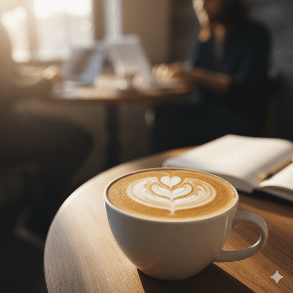 Zdjęcie kawy Flat White Power Hour