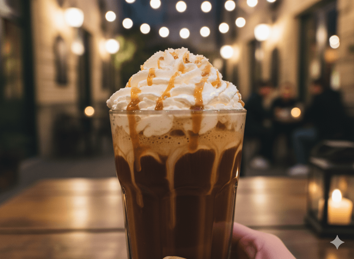 Zdjęcie kawy Latte Śmietankowe Crème Brûlée